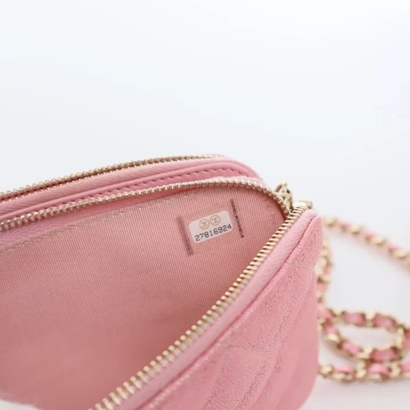 Authenticated Chanel Double Zip Wallet On Chain (WOC) Pink Caviar - Picture 16 of 16